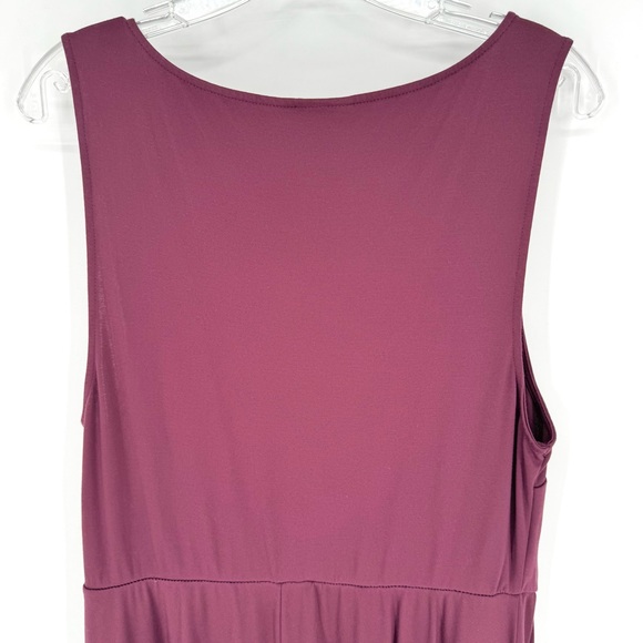 Torrid Midi Studio Luxe Ponte Fit And Flare Dress Maroon/Burgundy Size 1X Office - Picture 12 of 14